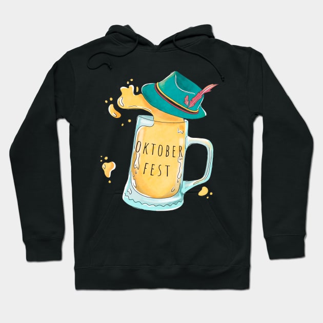 Oktoberfest Beer Hoodie by superdupertees